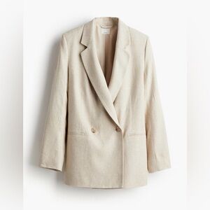 H&M linen blazer